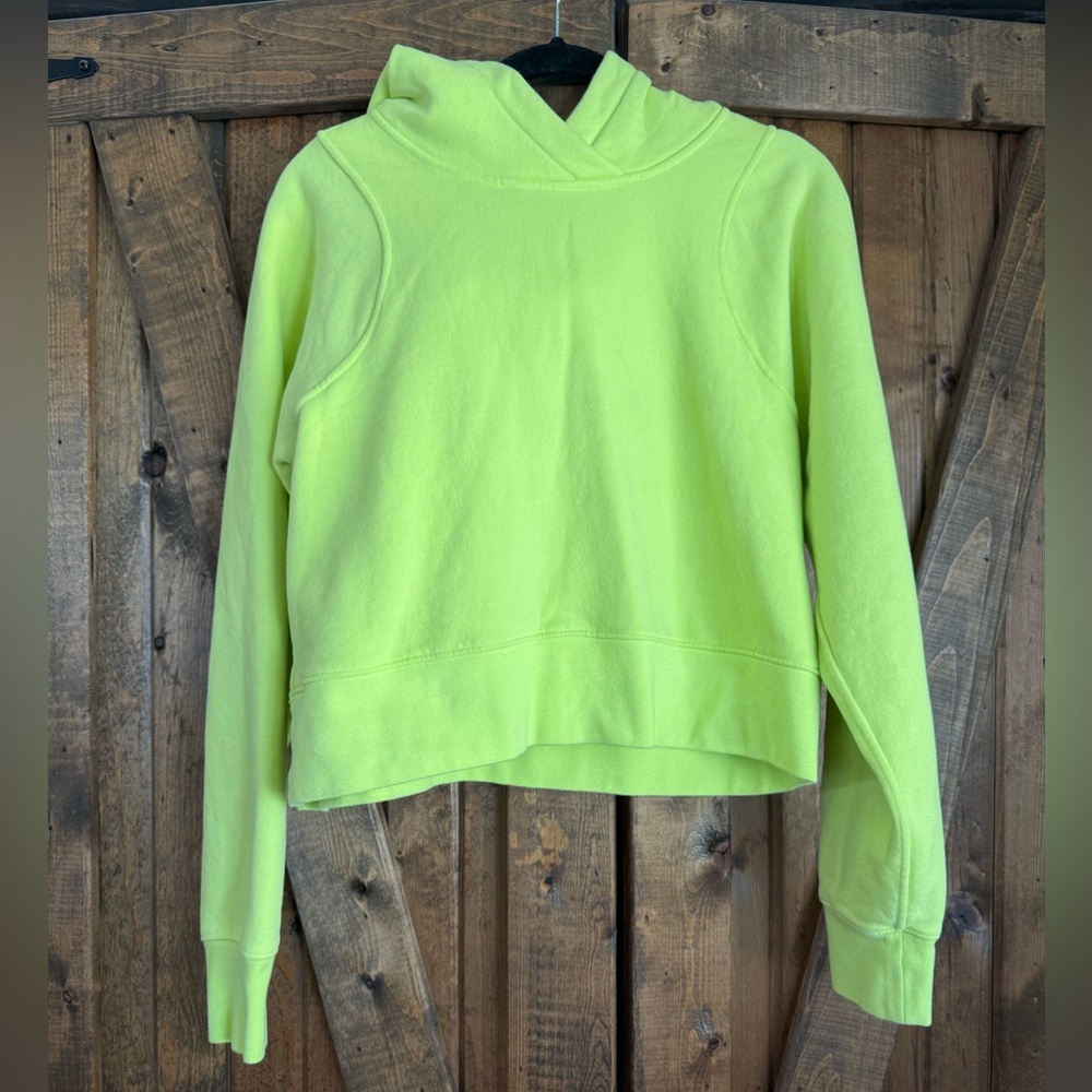 Lululemon Athletica Lime Neon Green Hoodie